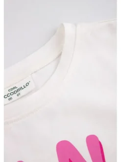 Coccodrillo T-Shirt WC6143209LGD-003 Écru Regular Fit