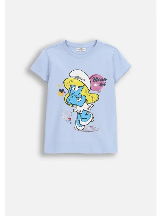 Coccodrillo T-Shirt WC5143208LGD-036 Niebieski Regular Fit