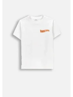 Coccodrillo T-Shirt WC6143203MBJ-001 Biały Regular Fit