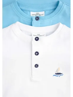 Coccodrillo T-Shirt WC6143204NBN-001 Biały Regular Fit