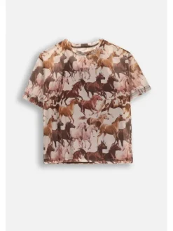 Coccodrillo T-Shirt WC5143204NGJ-002 Beżowy Regular Fit