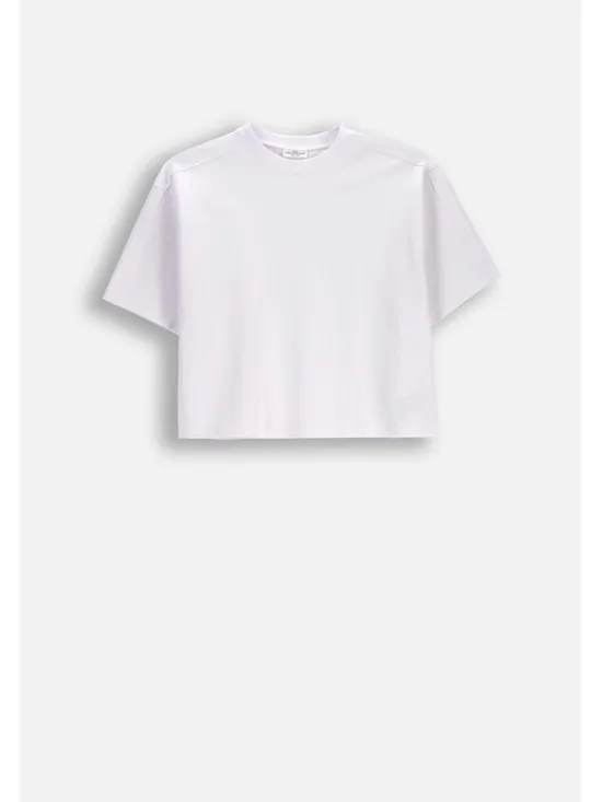 Coccodrillo T-Shirt WC6143201QGJ-001 Biały Regular Fit