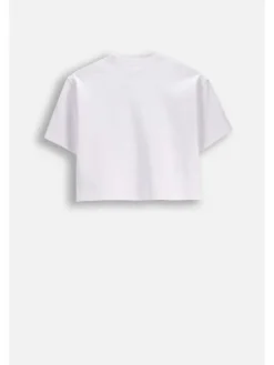 Coccodrillo T-Shirt WC6143201QGJ-001 Biały Regular Fit