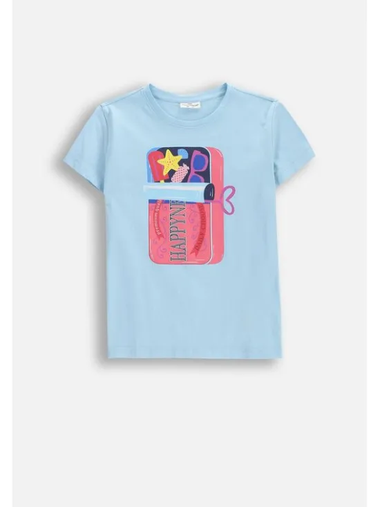 Coccodrillo T-Shirt WC6143203QGJ-036 Niebieski Regular Fit