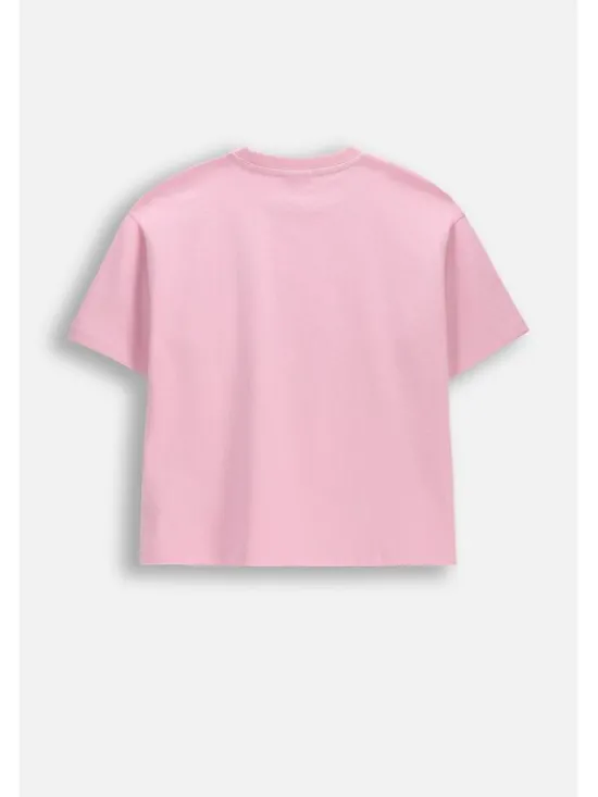 Coccodrillo T-Shirt WC6143204QGJ-033 Różowy Regular Fit