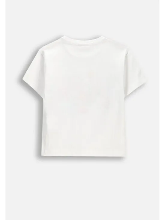 Coccodrillo T-Shirt WC6143203QGK-001 Biały Regular Fit