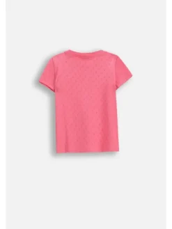 Coccodrillo T-Shirt WC6143202QGN-007 Różowy Regular Fit