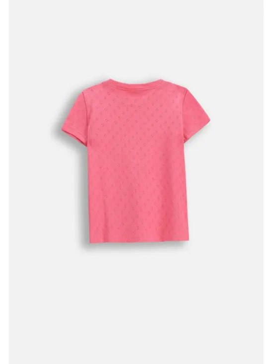 Coccodrillo T-Shirt WC6143202QGN-007 Różowy Regular Fit