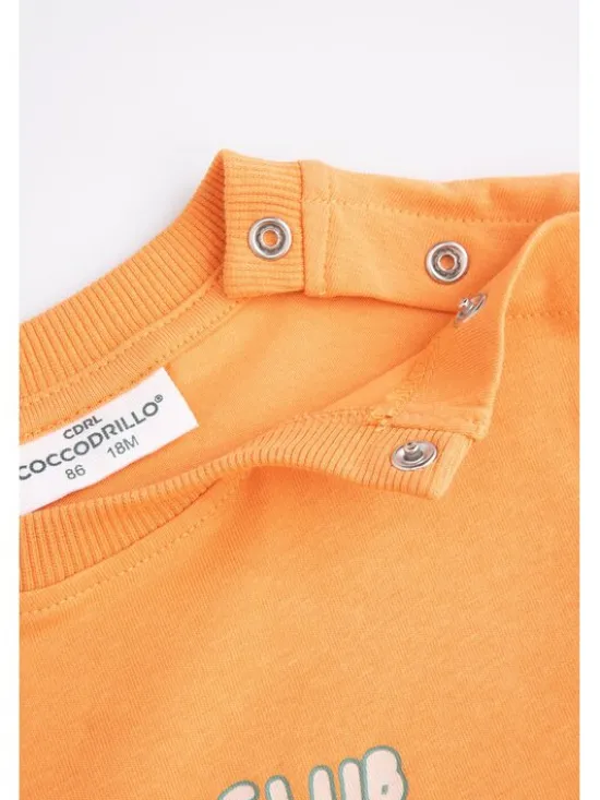 Coccodrillo T-Shirt WC5143201SBN-006 Pomarańczowy Regular Fit