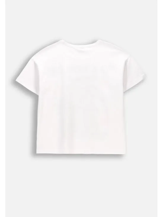Coccodrillo T-Shirt WC6143205SGJ-001 Biały Regular Fit