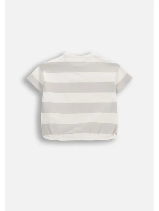 Coccodrillo T-Shirt WC6143203SUN-019 Szary Regular Fit