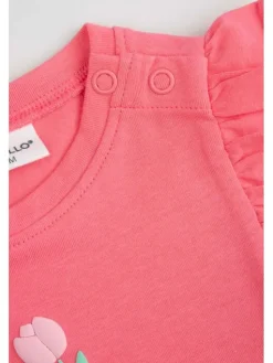 Coccodrillo T-Shirt WC6143204TGN-007 Różowy Regular Fit