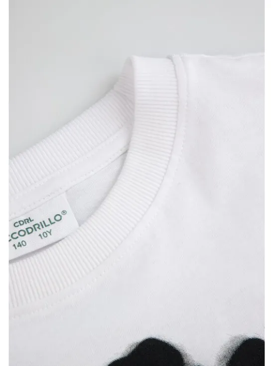 Coccodrillo T-Shirt WC6143205VBA-001 Biały Regular Fit