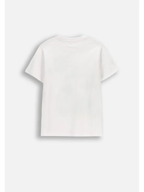 Coccodrillo T-Shirt WC6143208VBA-001 Biały Regular Fit