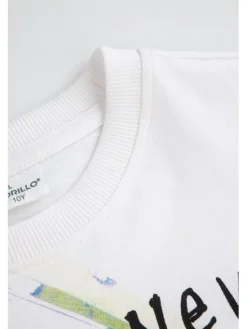 Coccodrillo T-Shirt WC6143208VBA-001 Biały Regular Fit
