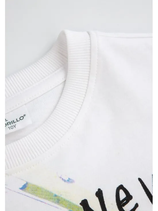 Coccodrillo T-Shirt WC6143208VBA-001 Biały Regular Fit