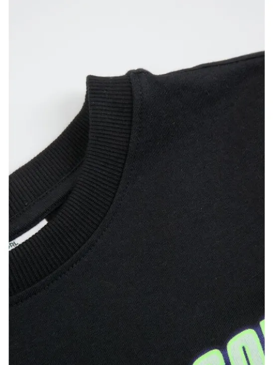 Coccodrillo T-Shirt WC6143224VBA-021 Czarny Regular Fit