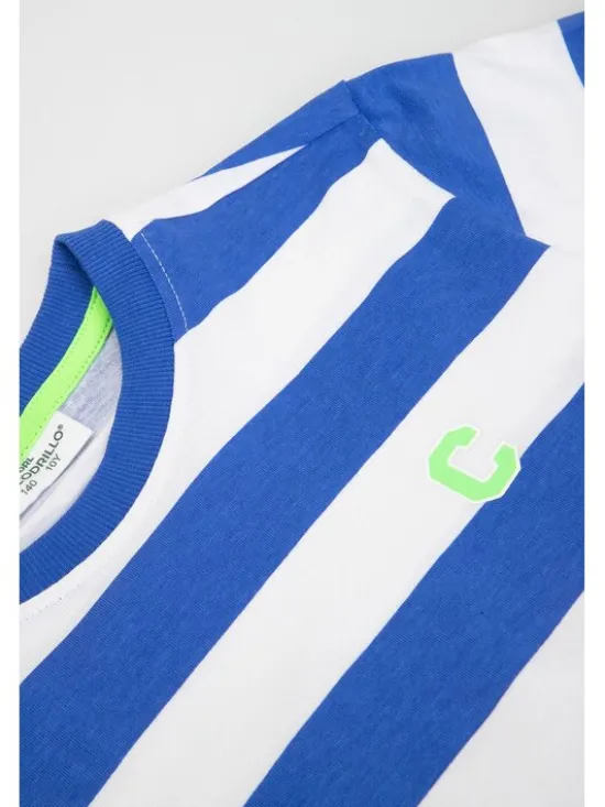 Coccodrillo T-Shirt WC6143236VBA-015 Granatowy Regular Fit
