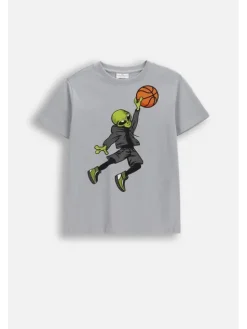 Coccodrillo T-Shirt WC6143209VBA-019 Szary Regular Fit