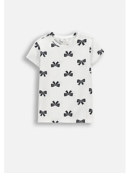 Coccodrillo T-Shirt WC6143220VGA-001 Biały Regular Fit