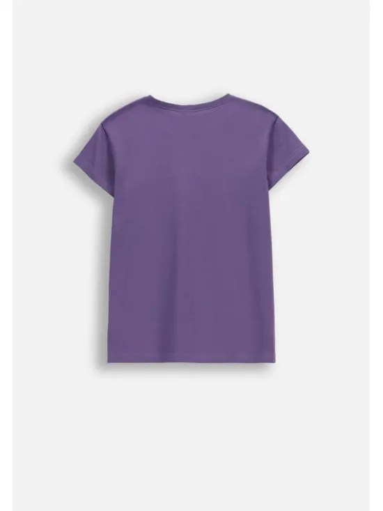 Coccodrillo T-Shirt WC6143214VGA-016 Fioletowy Regular Fit