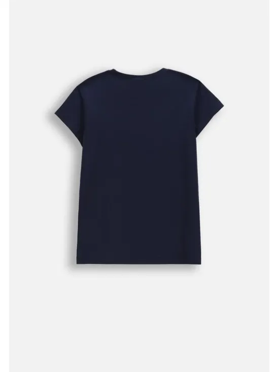 Coccodrillo T-Shirt WC6143210VGA-015 Granatowy Regular Fit