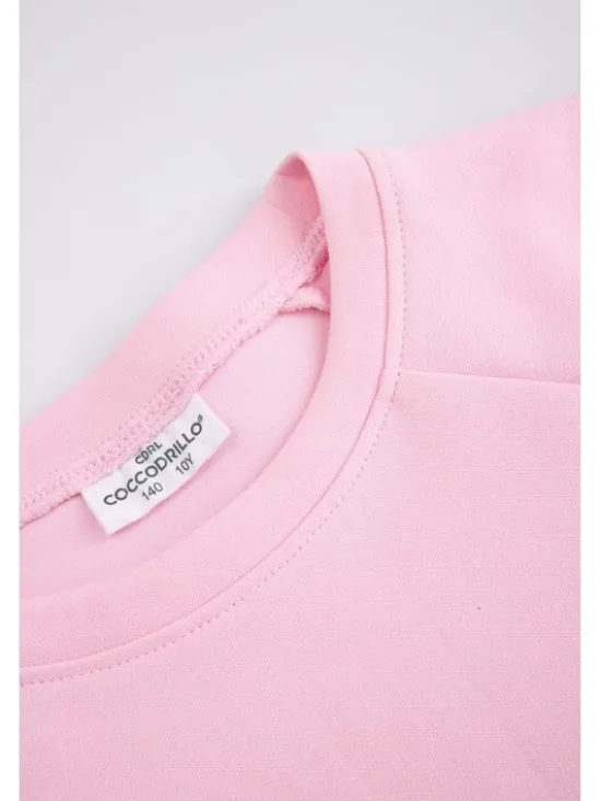 Coccodrillo T-Shirt WC6143227VGA-007 Różowy Regular Fit