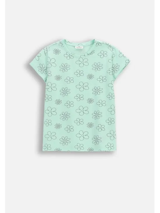 Coccodrillo T-Shirt WC6143218VGA-031 Zielony Regular Fit