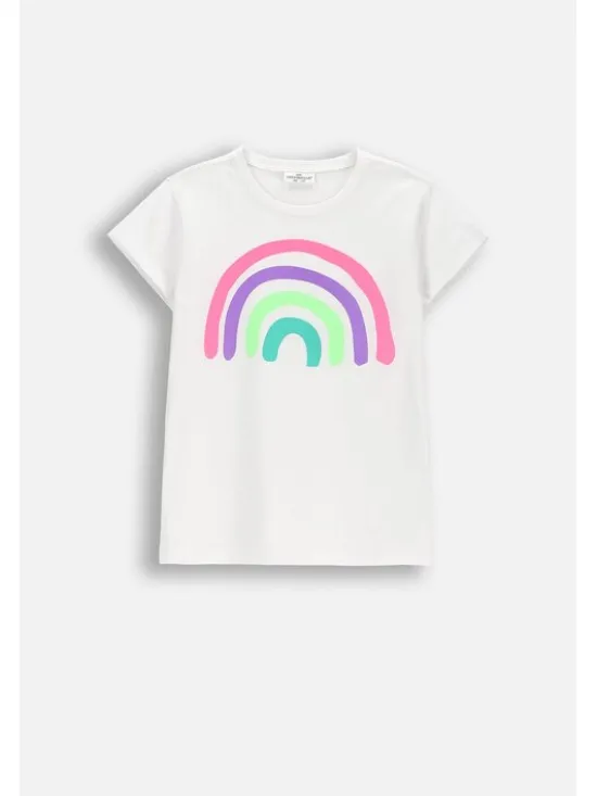 Coccodrillo T-Shirt WC6143219VGB-001 Biały Regular Fit