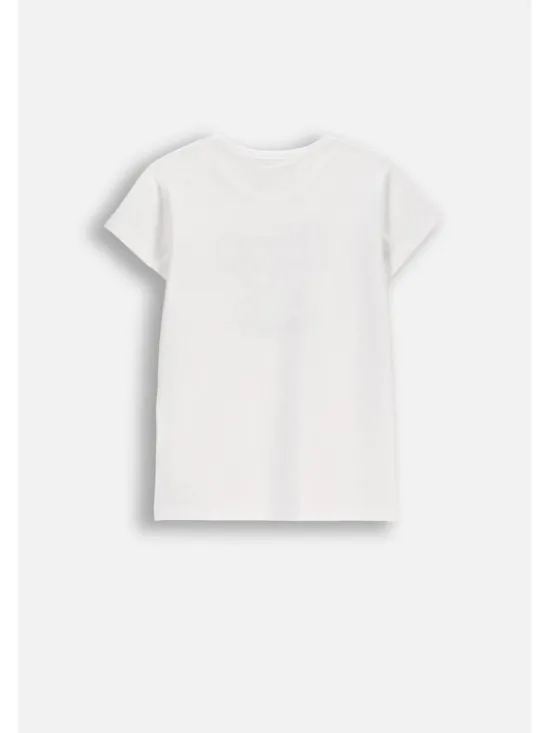 Coccodrillo T-Shirt WC6143206VGB-001 Biały Regular Fit