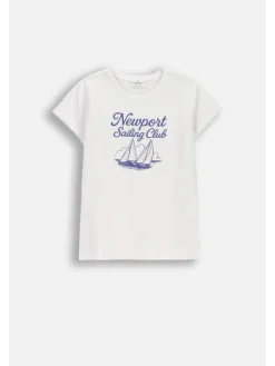 Coccodrillo T-Shirt WC6143206VGB-001 Biały Regular Fit