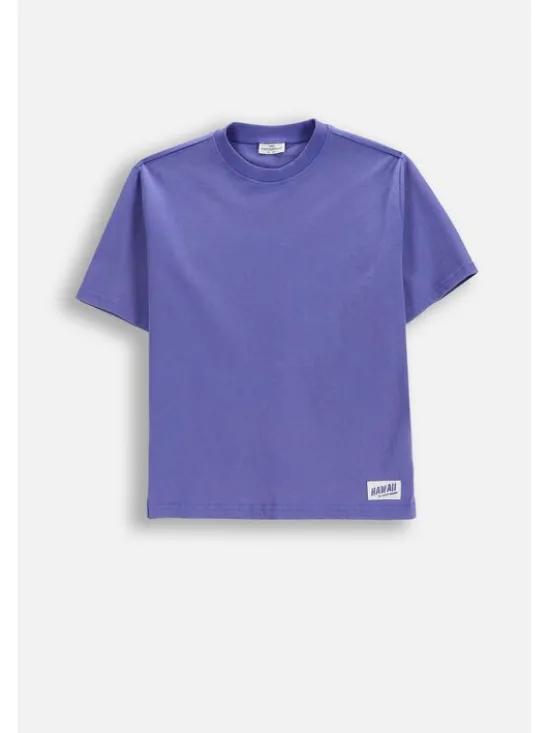 Coccodrillo T-Shirt WC6143216VGB-016 Fioletowy Regular Fit