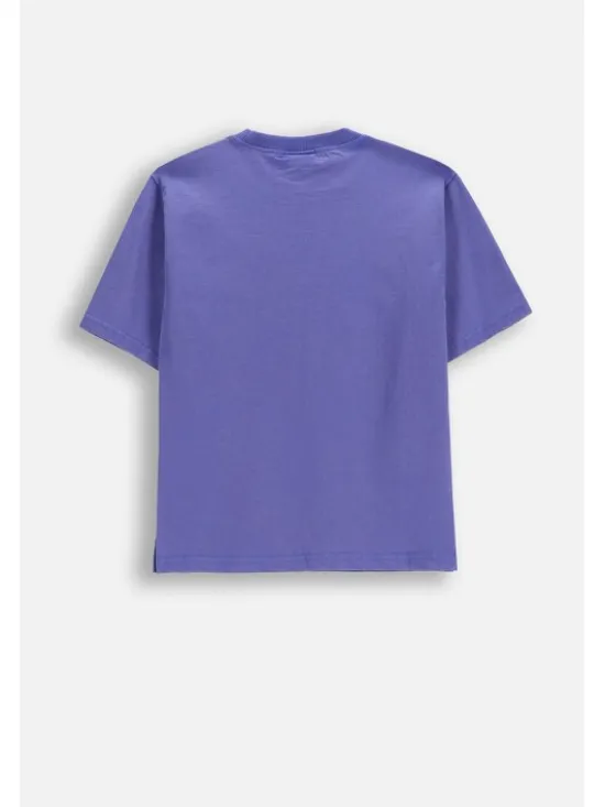 Coccodrillo T-Shirt WC6143216VGB-016 Fioletowy Regular Fit