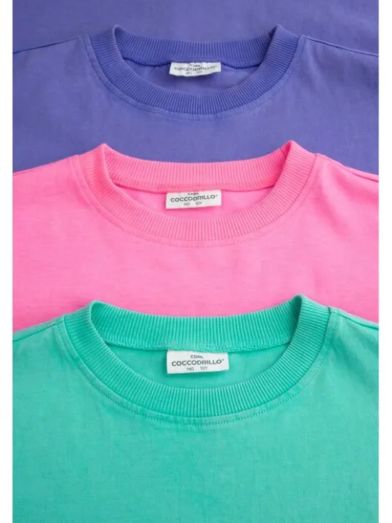 Coccodrillo T-Shirt WC6143216VGB-016 Fioletowy Regular Fit