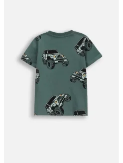Coccodrillo T-Shirt WC5143204WBK-011 Zielony Regular Fit