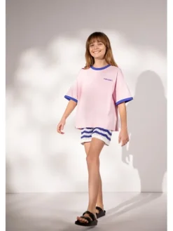Coccodrillo T-Shirt WC6143201WGJ-007 Różowy Regular Fit