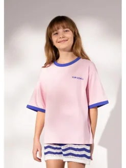 Coccodrillo T-Shirt WC6143201WGJ-007 Różowy Regular Fit