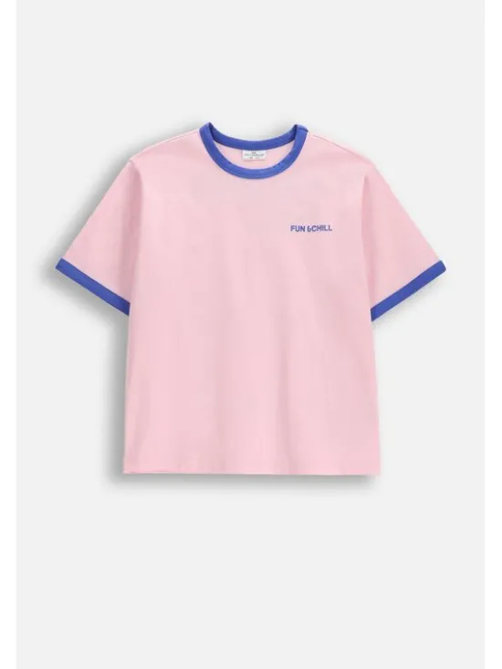 Coccodrillo T-Shirt WC6143201WGJ-007 Różowy Regular Fit