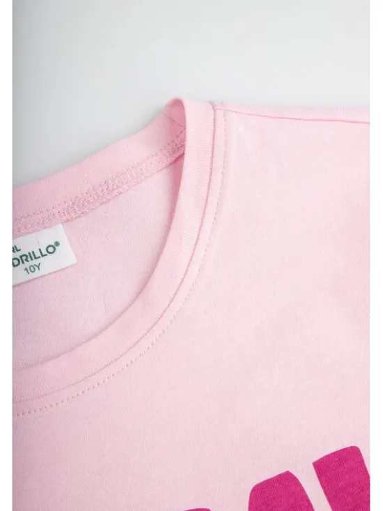 Coccodrillo T-Shirt WC6143203WGJ-007 Różowy Regular Fit