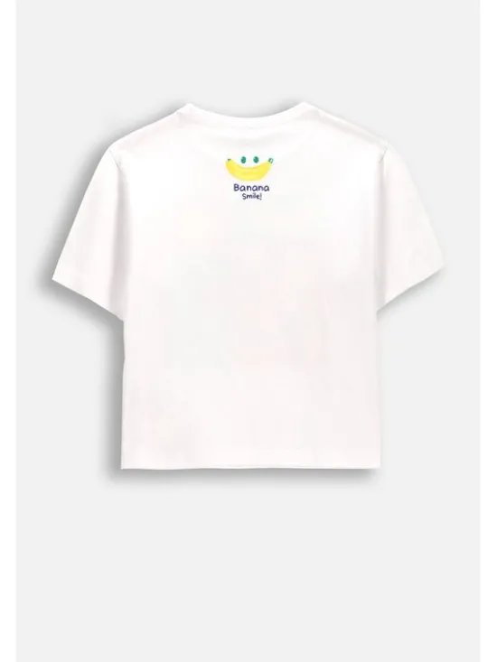 Coccodrillo T-Shirt WC6143204WGK-001 Biały Regular Fit