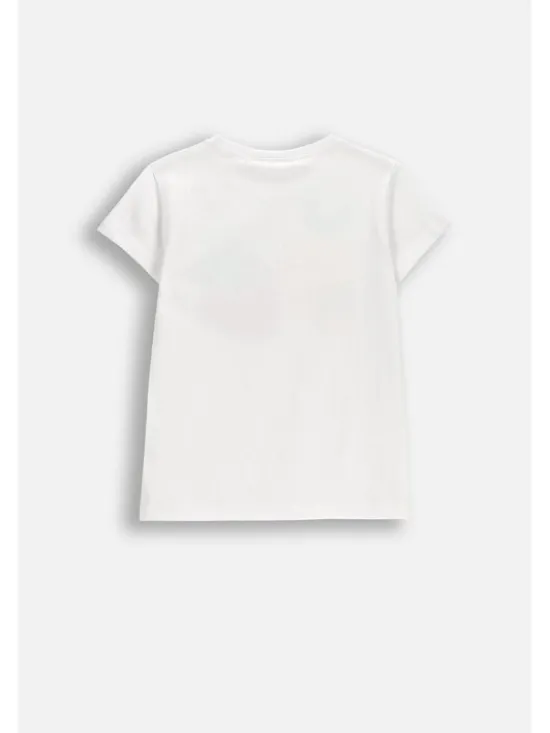 Coccodrillo T-Shirt WC6143205WGK-001 Biały Regular Fit