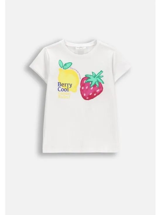 Coccodrillo T-Shirt WC6143205WGK-001 Biały Regular Fit