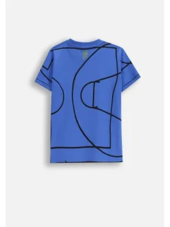 Coccodrillo T-Shirt ZC5143202ABJ-032 Granatowy Regular Fit