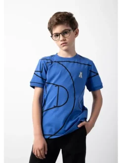 Coccodrillo T-Shirt ZC5143202ABJ-032 Granatowy Regular Fit