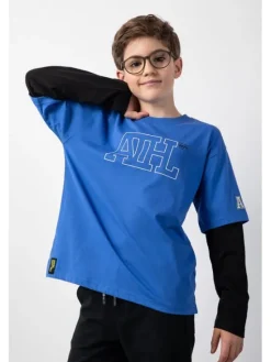 Coccodrillo T-Shirt ZC5143102ABJ-032 Granatowy Regular Fit