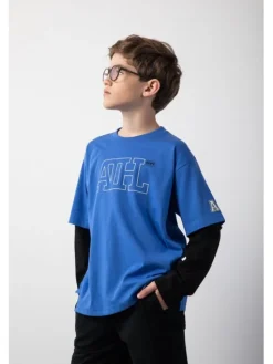 Coccodrillo T-Shirt ZC5143102ABJ-032 Granatowy Regular Fit