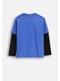 Coccodrillo T-Shirt ZC5143102ABJ-032 Granatowy Regular Fit