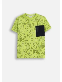 Coccodrillo T-Shirt ZC5143203ABJ-012 Zielony Regular Fit