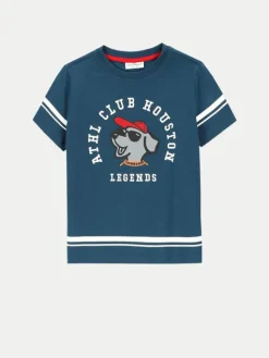 Coccodrillo T-Shirt ZC4143202ABK Niebieski Regular Fit