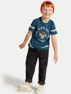 Coccodrillo T-Shirt ZC4143202ABK Niebieski Regular Fit
